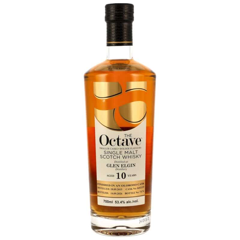 Glen Elgin 2015/2026 – 10 Jahre – Duncan Taylor The Octave – 50th Anniversary Kirsch Import – Oloroso Sherry Octave #8452155 – 53,4 %