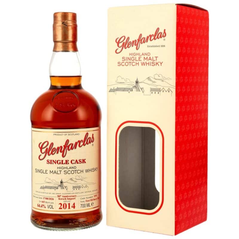 Glenfarclas 2014/2026 – Whisky Live Germany – 50th Anniversary Kirsch Import – First Fill Sherry Butt #5191 – 64,4 %