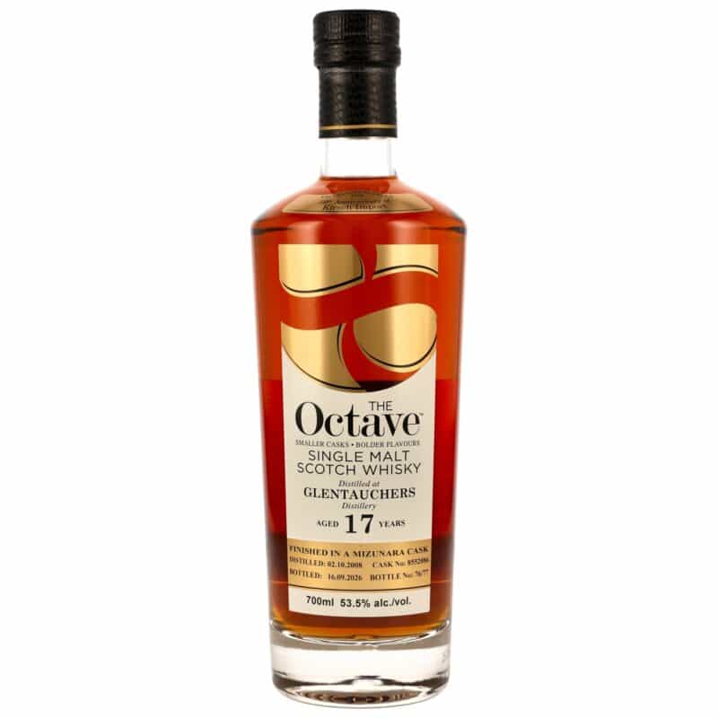 Glentauchers 2008/2026 – 17 Jahre – Duncan Taylor The Octave – 50th Anniversary Kirsch Import – Mizunara Octave Finish #8552086 – 53,5 %