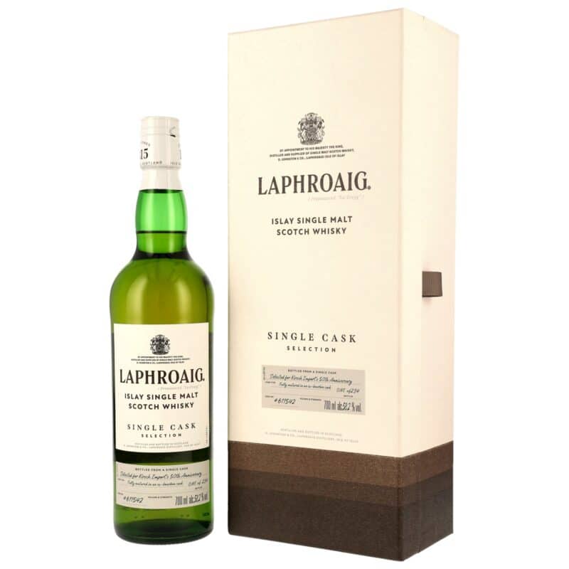 Laphroaig – Single Cask – 50th Anniversary Kirsch Import – Bourbon Single Cask #611542 – 58,2 %