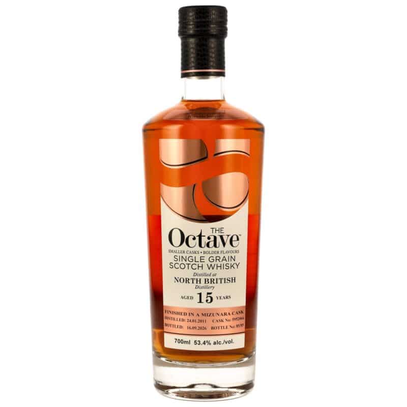 North British 2011/2026 – 15 Jahre – Duncan Taylor The Octave – 50th Anniversary Kirsch Import – Mizunara Octave Finish #5952066 – 53,4 %