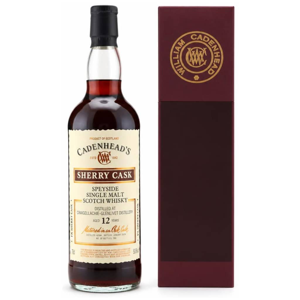 Craigellachie 2007 - 12 Jahre - Cadenheads - Sherry Cask - 53,0%