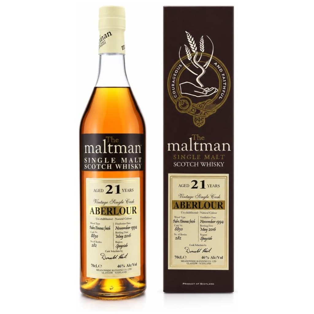 Aberlour 1994/2016 - 21 Jahre - The Maltman - PX Sherry Cask Finish - 46,0%