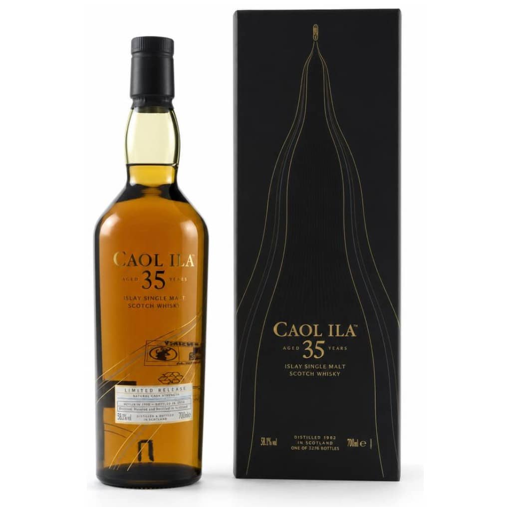 Caol Ila 1982/2018 – 35 Jahre – Diageo Special Releases 2018 – Refill American Oak Hogsheads & European Oak Butts – 58,1%