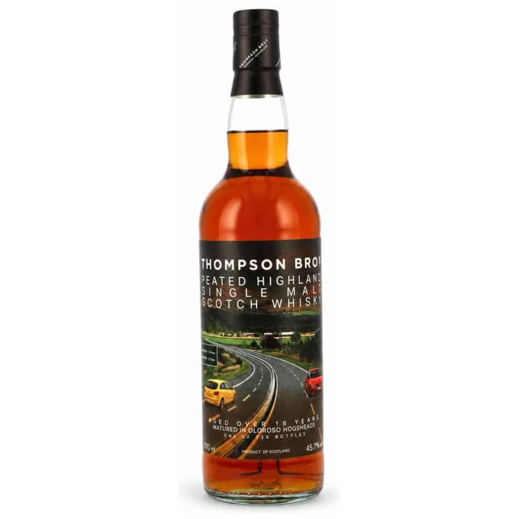 Highland Single Malt (Peated) – 18 Jahre – Thompson Bros. – Oloroso Sherry Casks – 45,7 %