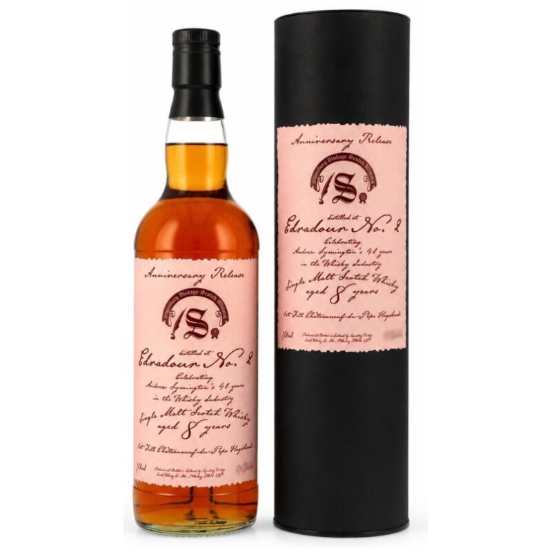 Edradour 2018/2026 – 8 Jahre – Signatory Vintage No. 2 Anniversary Release – 1st Fill Châteauneuf-du-Pape Hogsheads – 57,1 %