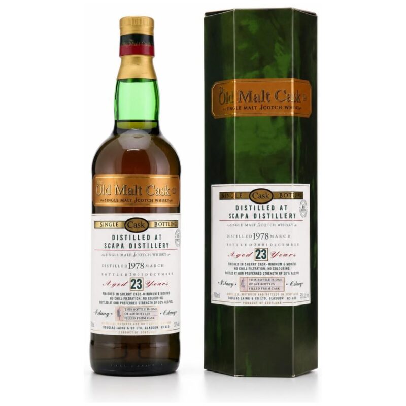 Scapa 1978/2001 – 23 Jahre – Douglas Laing Old Malt Cask – Refill Sherry – 50,0%