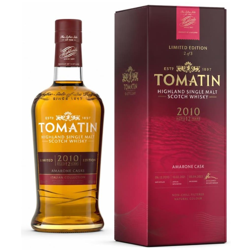 Tomatin 2010/2023 – 12 Jahre – The Italian Collection Amarone Edition – 46,0%