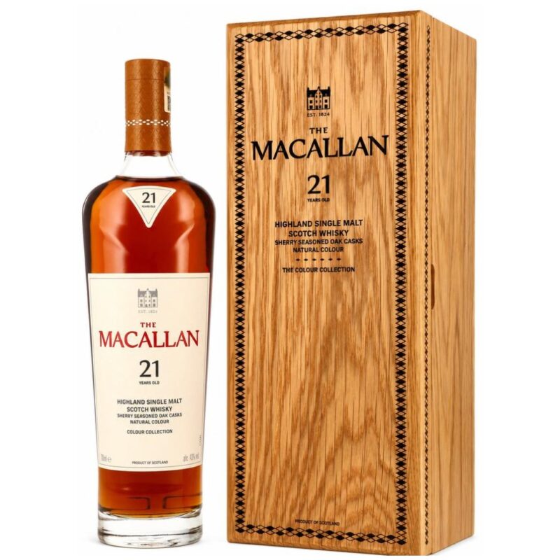 The Macallan Colour Collection – 21 Jahre – Travel Retail Exclusive – 43,0 % – 5cl Sample