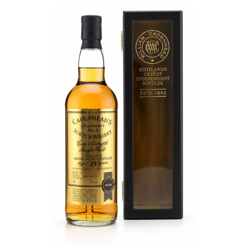 Imperial 1977 – 29 Jahre – Cadenhead's Chairman's Stock – ex-Bourbon Hogshead – 54,7% – 2cl Rare Dram