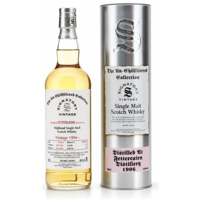 Fettercairn 1996/2015 - 18 Jahre - The Un Chillfiltered Collection - Hogshead - 46,0%