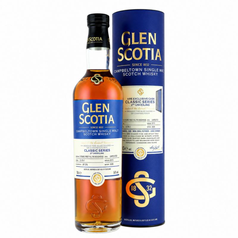 Glen Scotia 2015/2026 – Classic Series Cask 3 of 3 – First Fill PX Hogshead Finish #21/79-1 – 54,0%