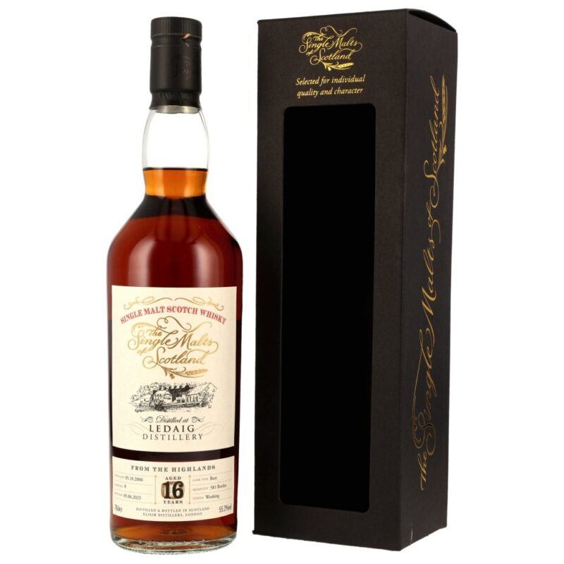 Ledaig 2006/2023 – 16 Jahre – The Single Malts of Scotland – Butt #8 – 55,2 %