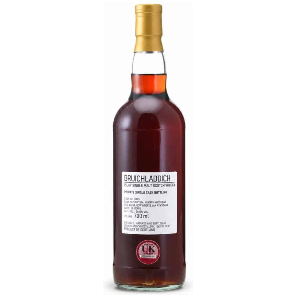 Bruichladdich - 18 Jahre - Private Single Cask Bottling - Sherry Hogshead - 56,8%