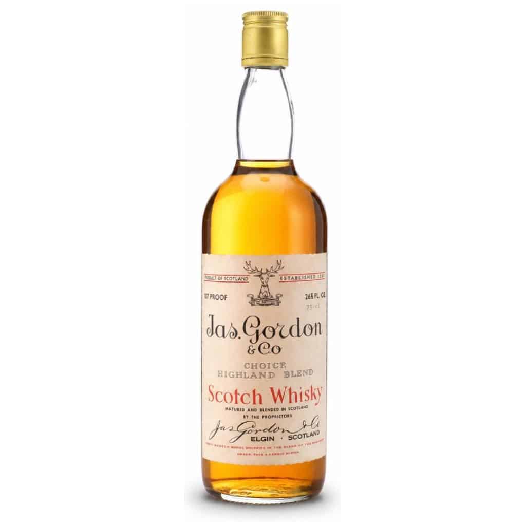 Jas. Gordon & Co Choice Highland Scotch 1960s – Blended Scotch Whisky – 40,0%