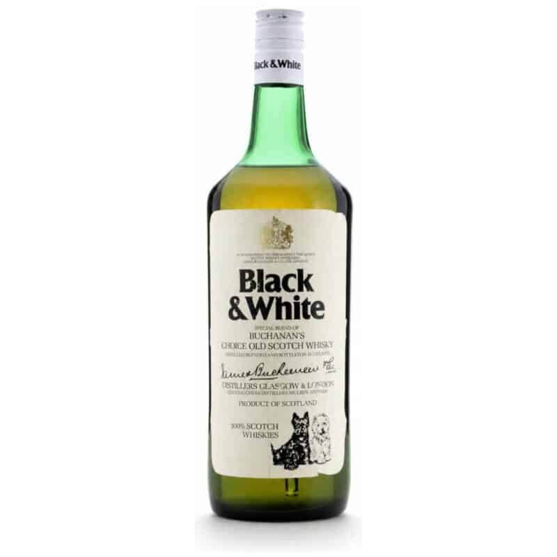 Black & White 1960s – 1 Liter – Blended Scotch Whisky