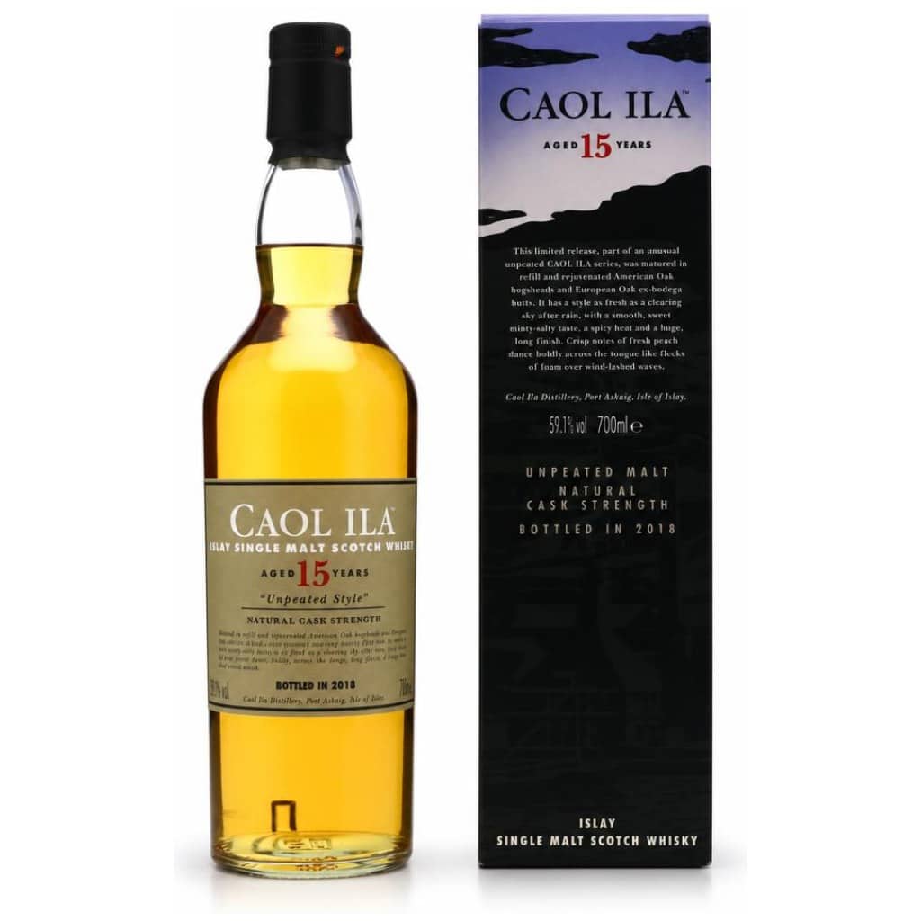 Caol Ila 15 Jahre – Unpeated Style – Diageo Special Releases 2018 – American Oak Hogsheads & European Oak Butts – 59,1%
