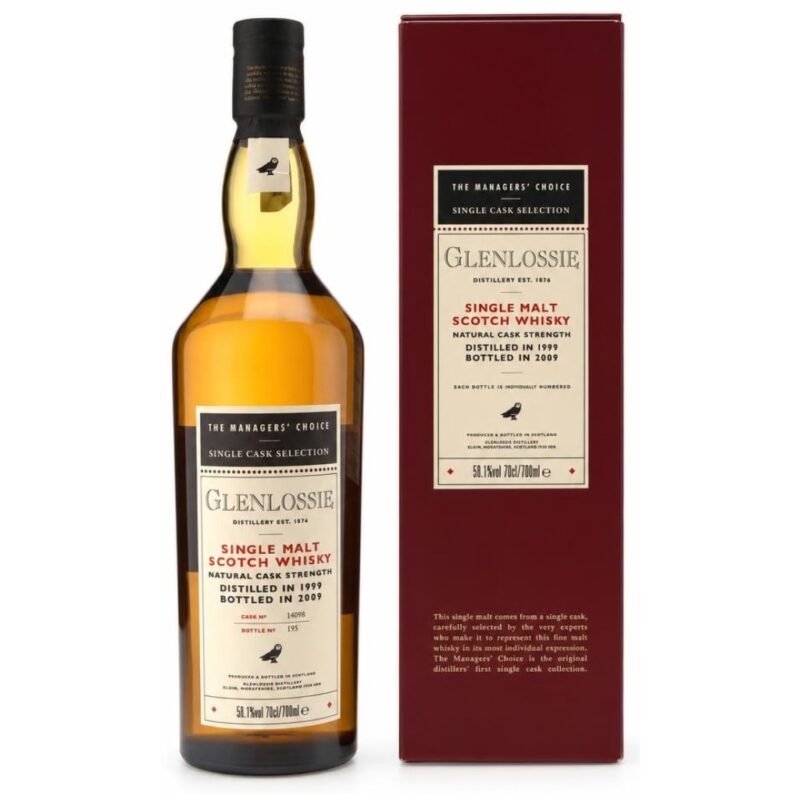 Glenlossie 1999 – The Managers' Choice – Bourbon Cask #14098 – 59,1%