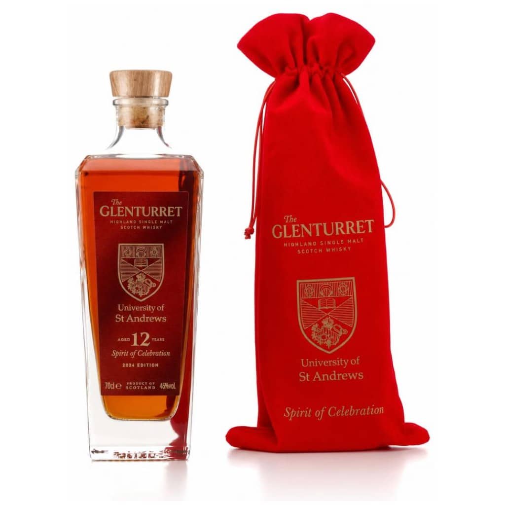 Glenturret 12 Jahre - Universary of St Andrews Spirit of Celebration - 2024 Edition - 46,0%