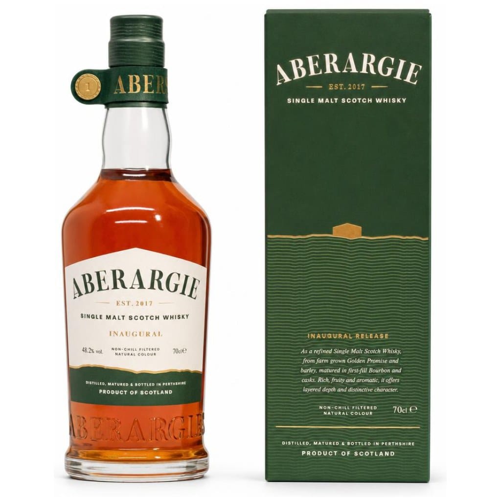 Aberargie Inaugural Release – First Fill Bourbon & Sherry – 48,2%