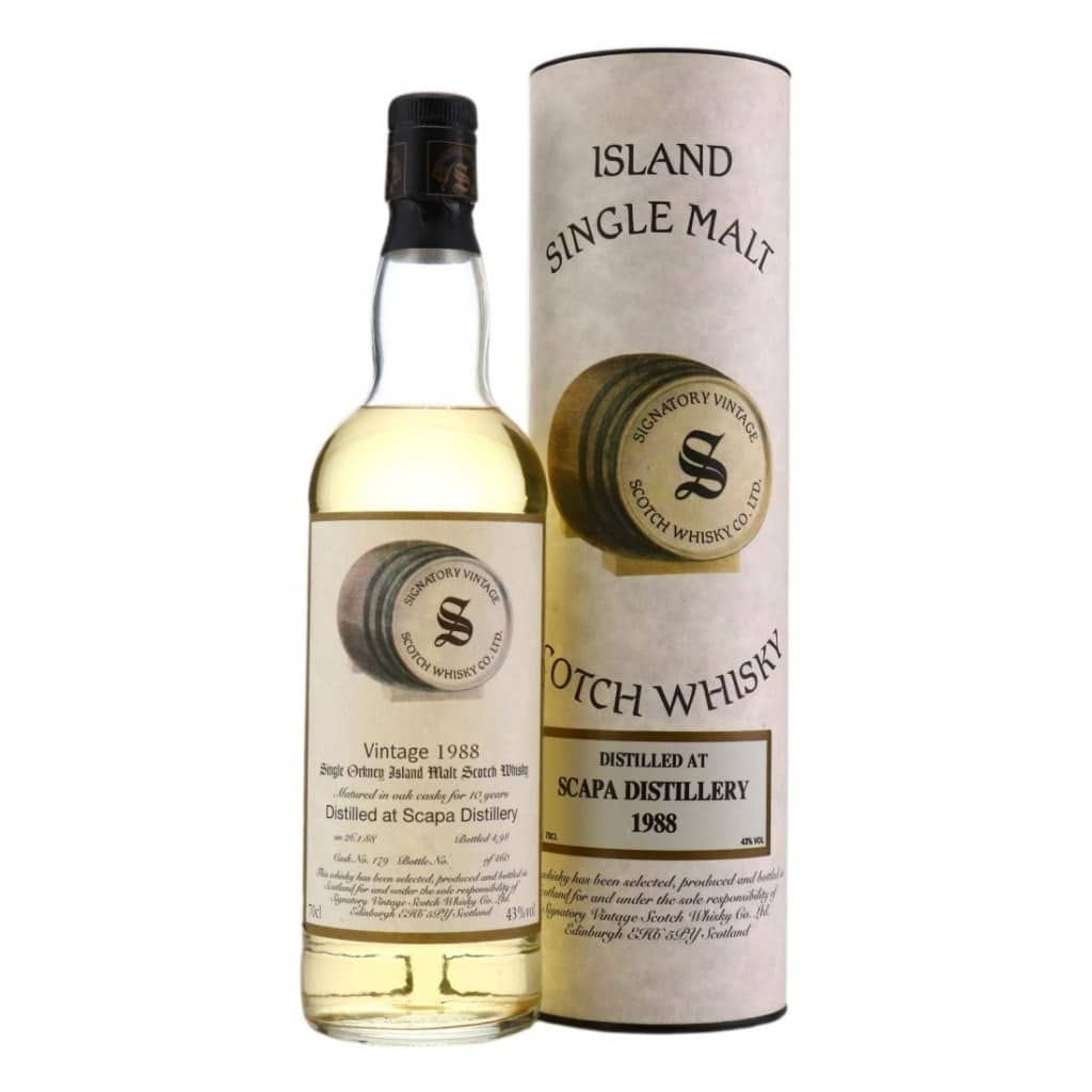 Scapa 1988/1998 – 10 Jahre – Signatory Vintage Vintage Collection – Oak Cask #169 – 43,0 %