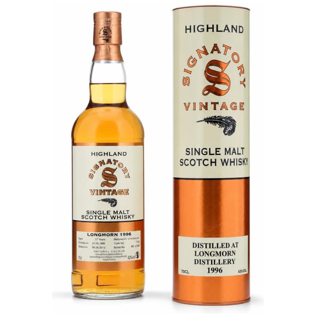 Longmorn 1996 - 17 Jahre - Signatory Vintage - Single Sherry Cask #72325 - 43,0%