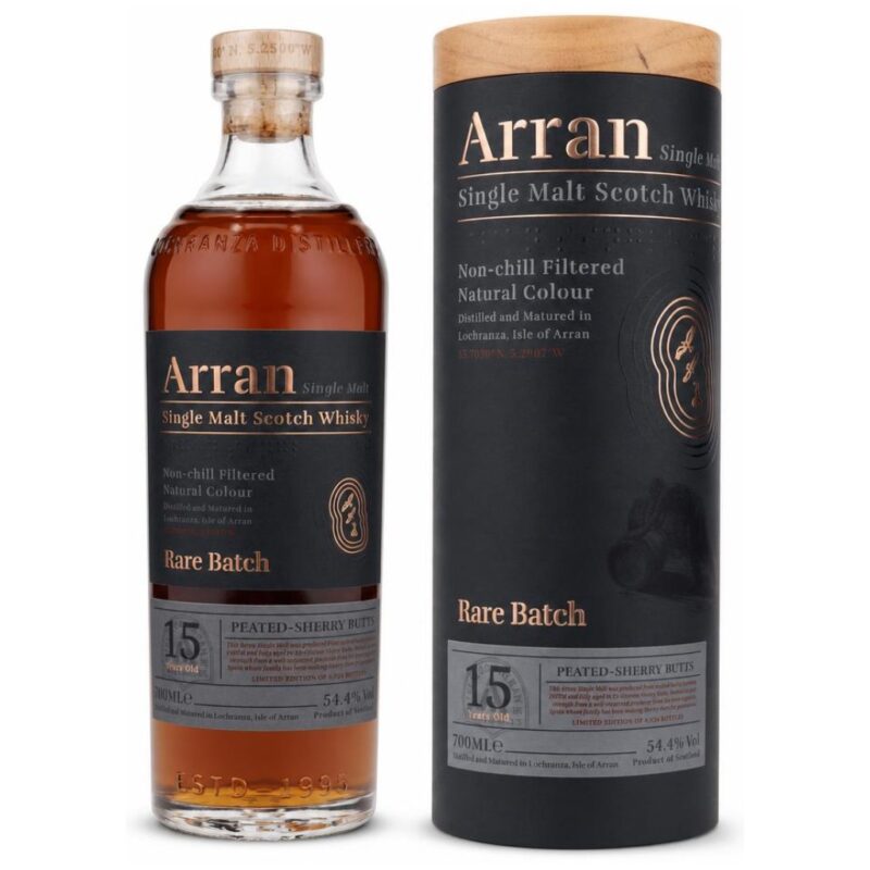 Arran 15 Jahre – Rare Batch – Peated Oloroso Sherry Butts – 54,4%
