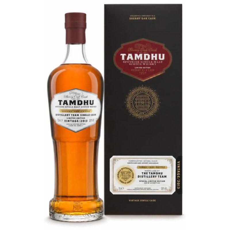 Tamdhu 2013/2026 – 12 Jahre – Distillery Team Single Cask – American Oak Sherry Hogshead #2197 – 58,9%