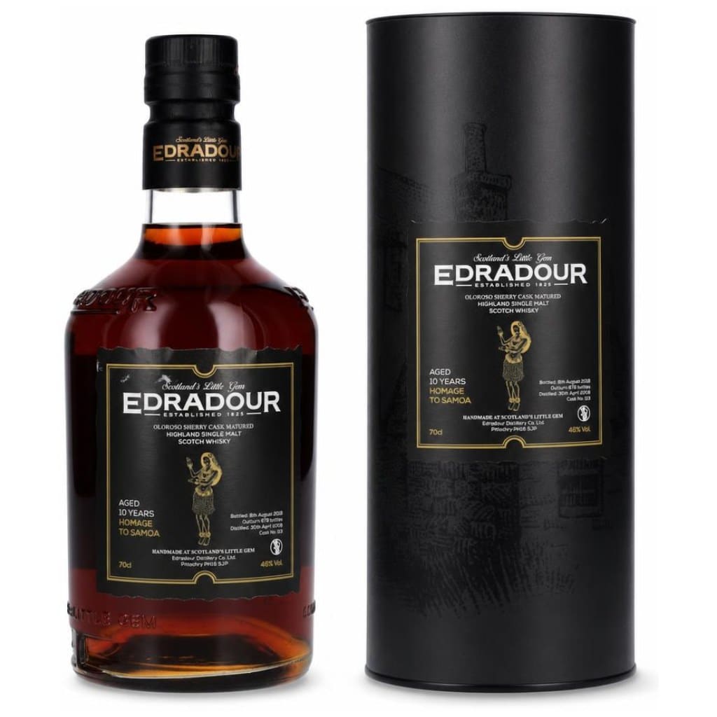 Edradour 10 Jahre - 2008/2018 - Homage to Samoa