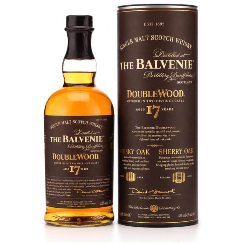 Balvenie DoubleWood – 17 Jahre – American Oak & Sherry Oak Casks – 43,0%