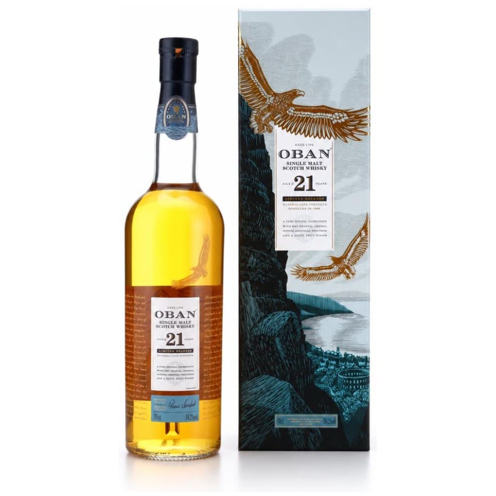 Oban 1996/2018 – 21 Jahre – Diageo Special Releases 2018 – Refill European Oak Butts – 57,9%