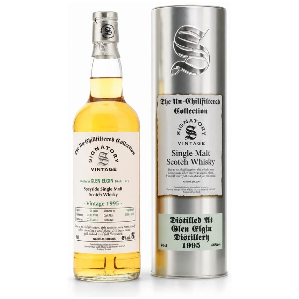 Glen Elgin 1995/2017 - 21 Jahre - The Un Chillfiltered Collection - Hogsheads - 46,0%