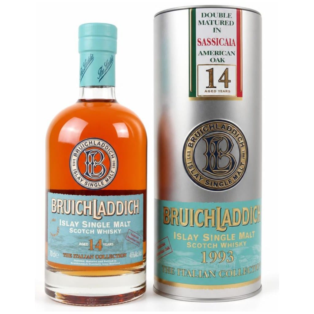 Bruichladdich 1993/2007 – 14 Jahre – The Italian Collection – Sassicaia American Oak – 46,0%