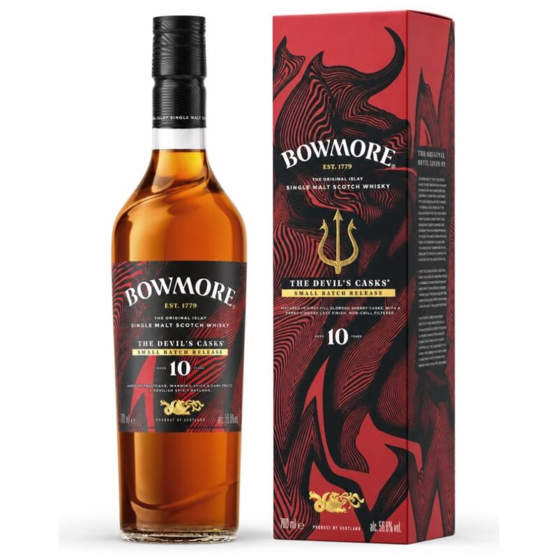 Bowmore 10 Jahre – The Devil’s Casks Small Batch Release 2026 – Oloroso & PX Sherry – 56,6%