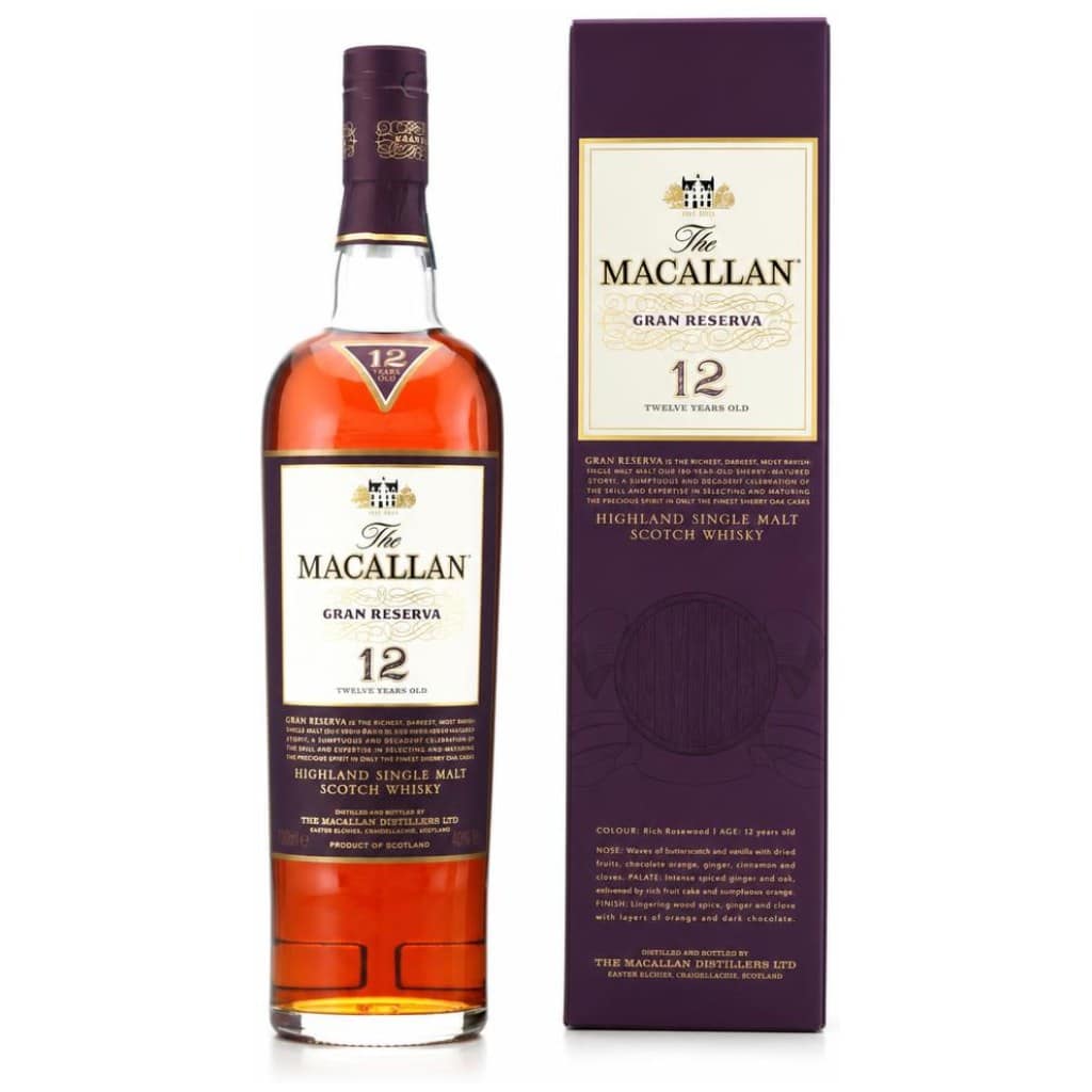 Macallan 12 Jahre - Gran Reserva - Bottled 2007 - 1st Fill Oloroso Sherry Casks - 45,6%