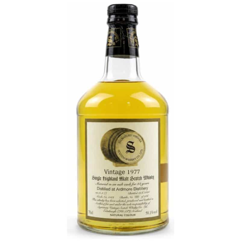 Ardmore 1977/2000 – 23 Jahre – Signatory Vintage – Cask #1183 – 58,1 % – 5cl Sample