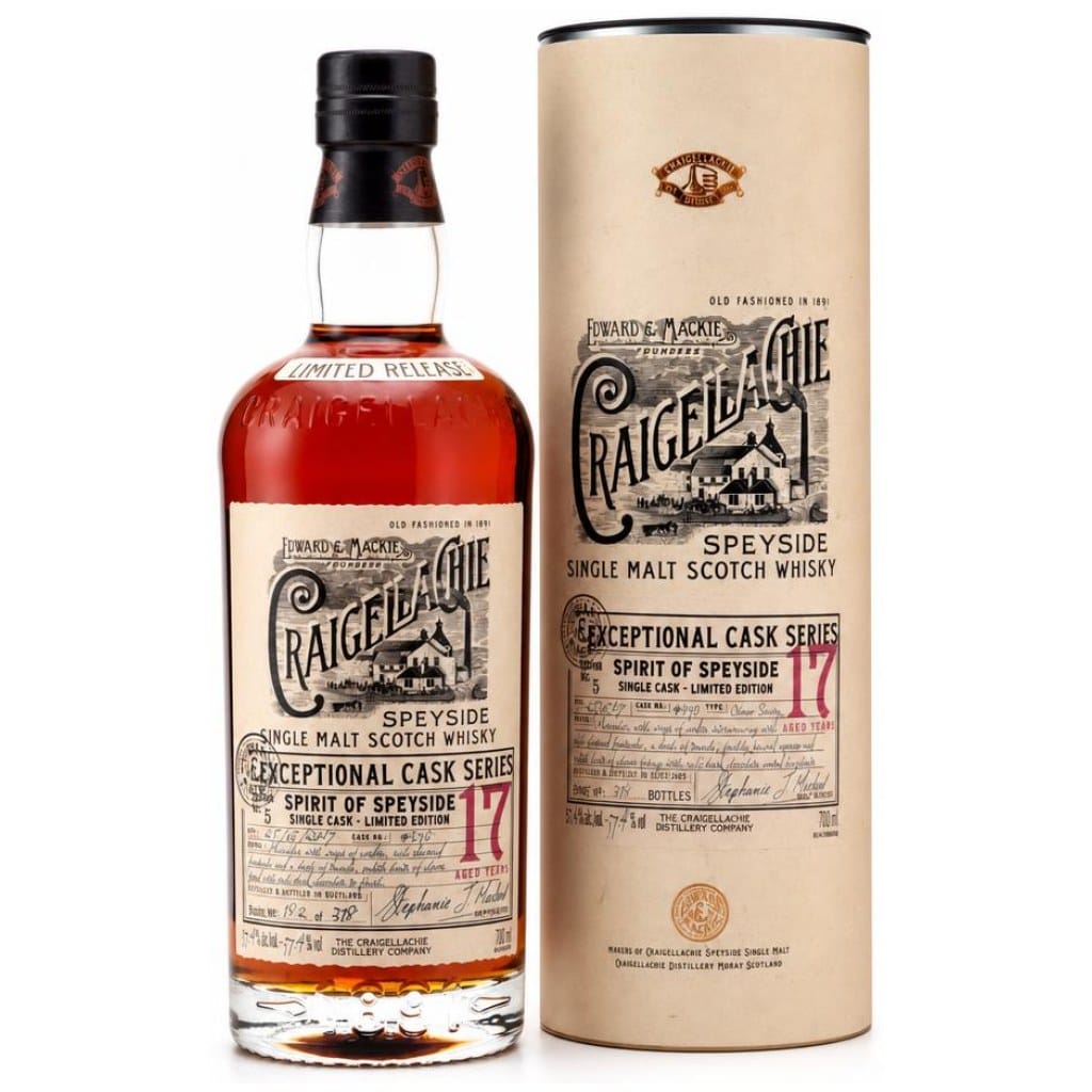 Craigellachie 2007 - 17 Jahre - Exceptional Cask Series - Oloroso Sherry Cask - 57,4%
