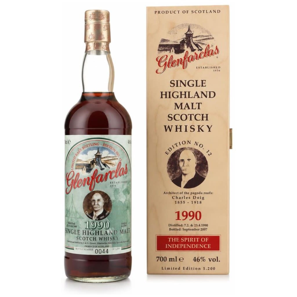 Glenfarclas 1990 - The Famous Scots Edition No.12 - Charles Doig - Sherry Cask - 46,0%