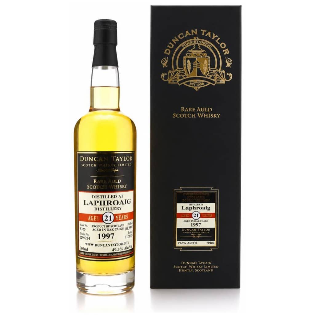 Laphroaig 1997/2018 – 21 Jahre – Duncan Taylor Rare Auld – Cask #3325 – 49,5%