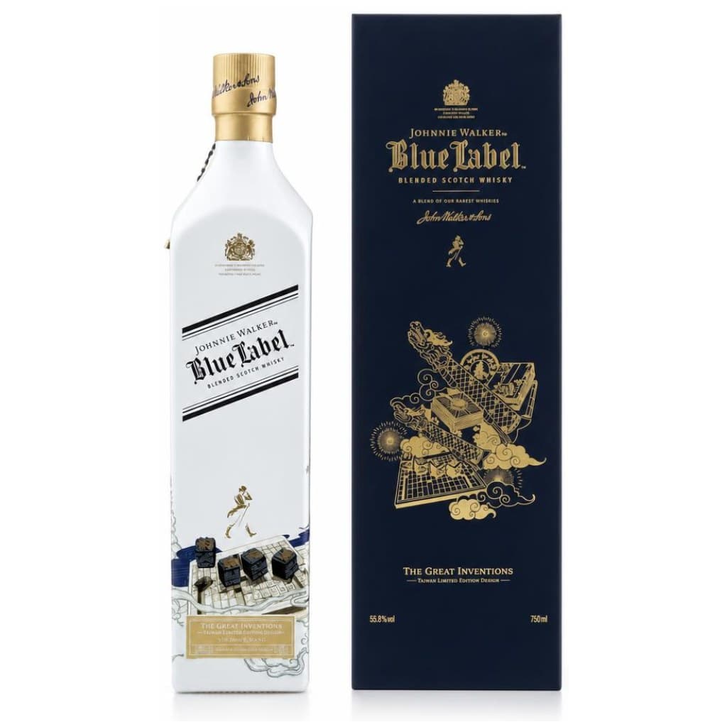 Johnnie Walker Blue Label - Great Inventions - Taiwan Edition - Fassstark - 55,8%