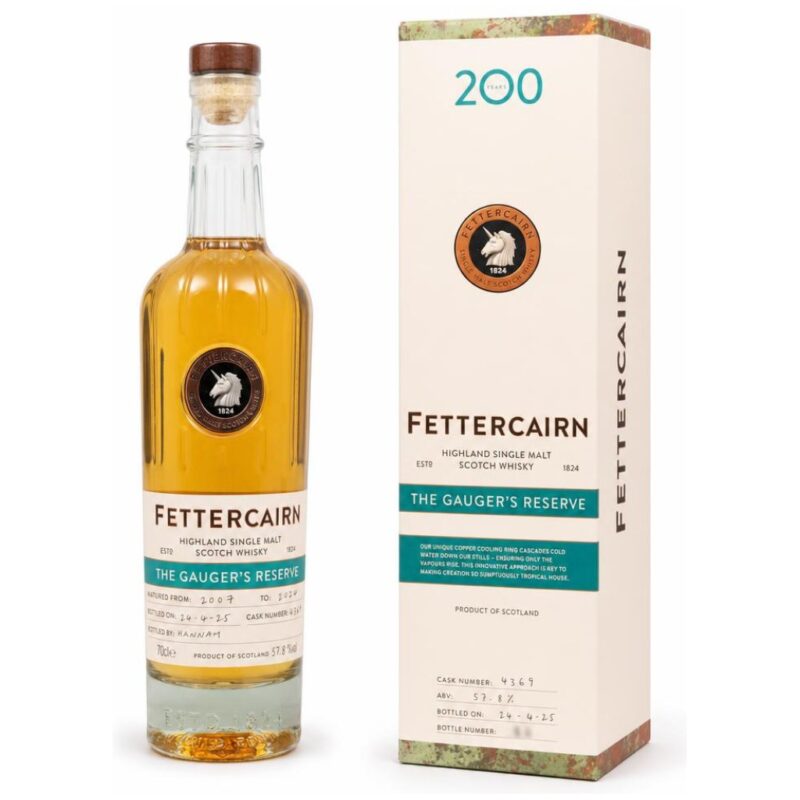 Fettercairn 2007/2025 – 17 Jahre – The Gauger's Reserve – Bourbon Barrel #4369 – 57,8%