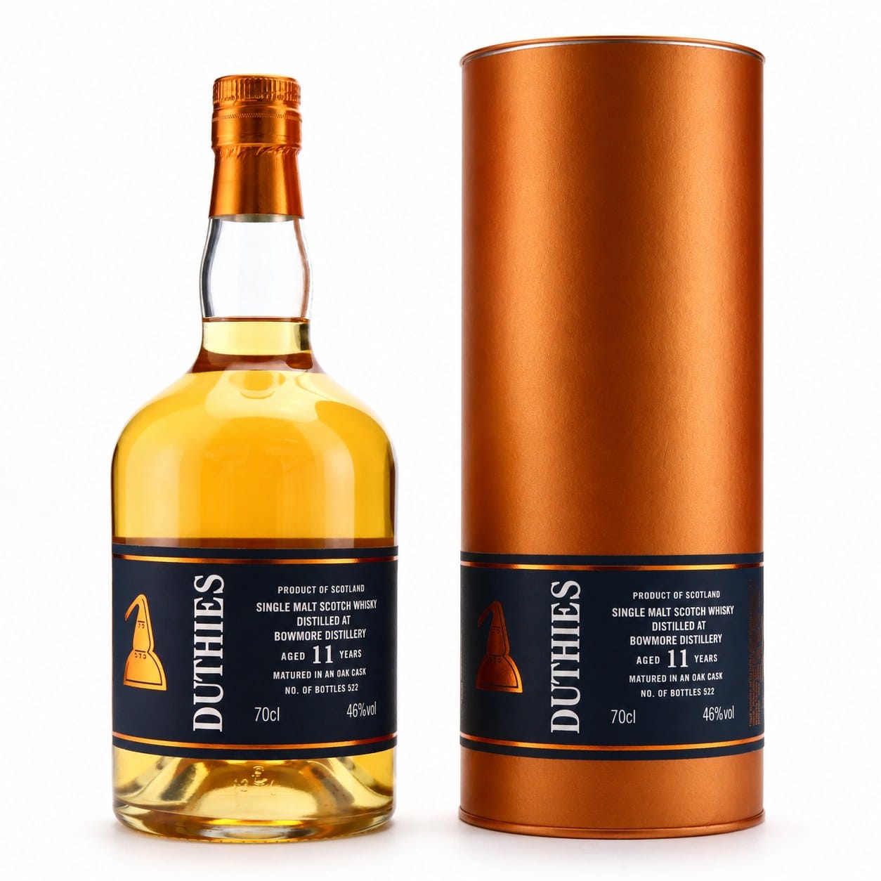 Bowmore 11 Jahre – Duthies – Single Cask – 46,0%
