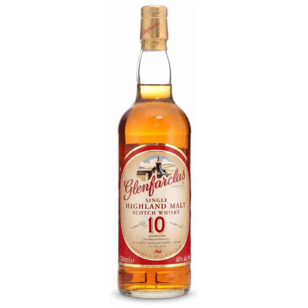 Glenfarclas – 10 Jahre – Alte Ausstattung – 1995–2002 – Sherry Casks – 40,0 %